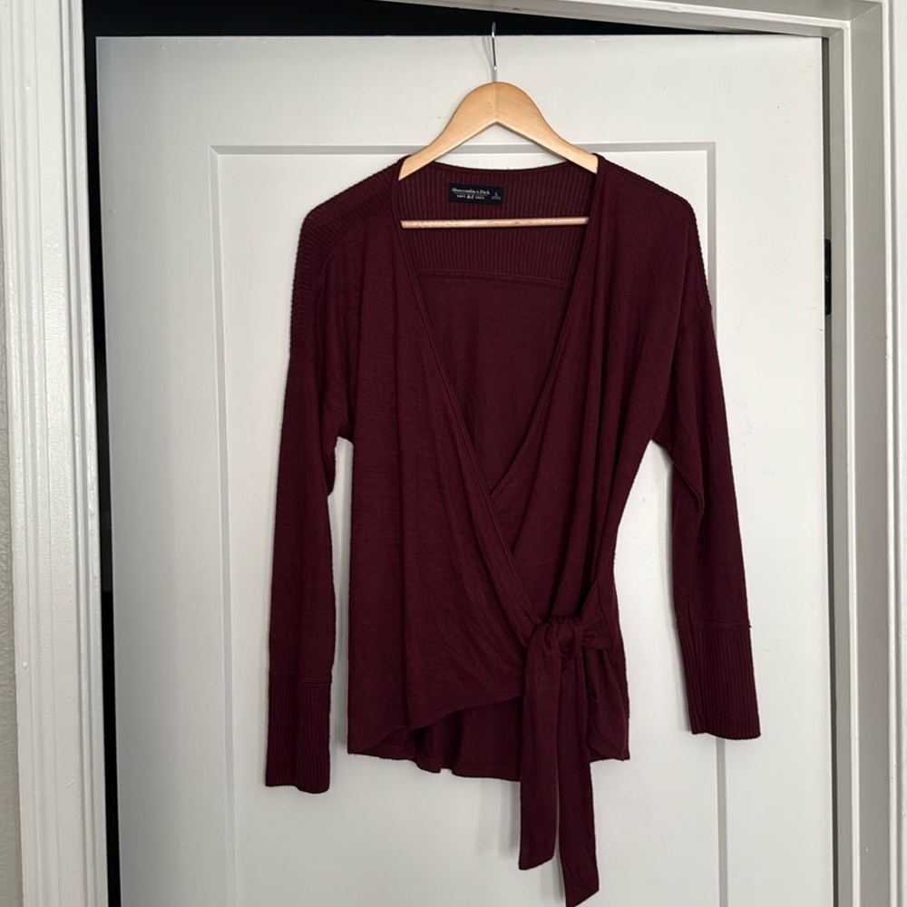 Wrap sweater